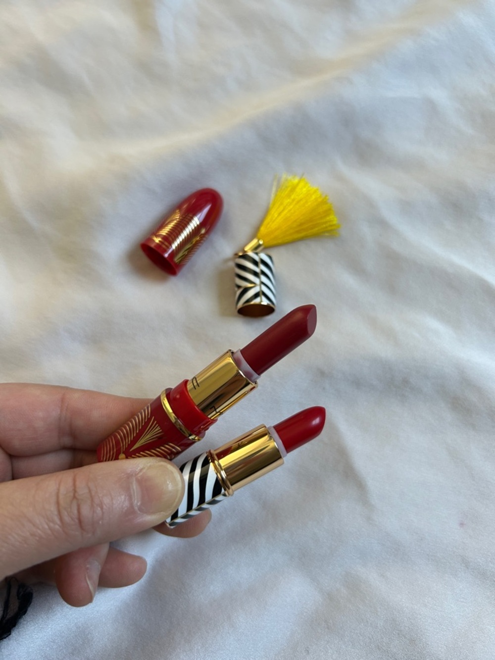 Carolina Herrera & Mac mini lipsticks